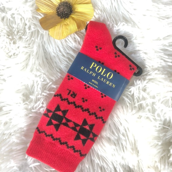 🆕New with tags POLO RALPH LAUREN WOOL LOGO SOCKS - Picture 2 of 5